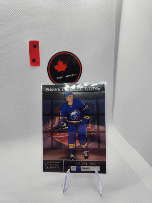 2022-23 OPC Platinum Sweet Selections Jack Quinn #SS-8 Buffalo Sabres RC rookie