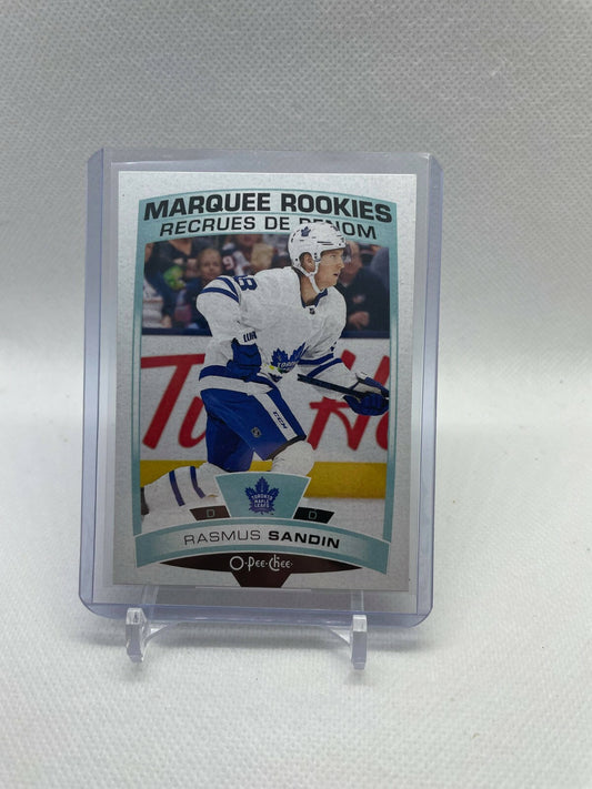2019-20 O Pee Chee Update Marquee Rookie Rasmus Sandin