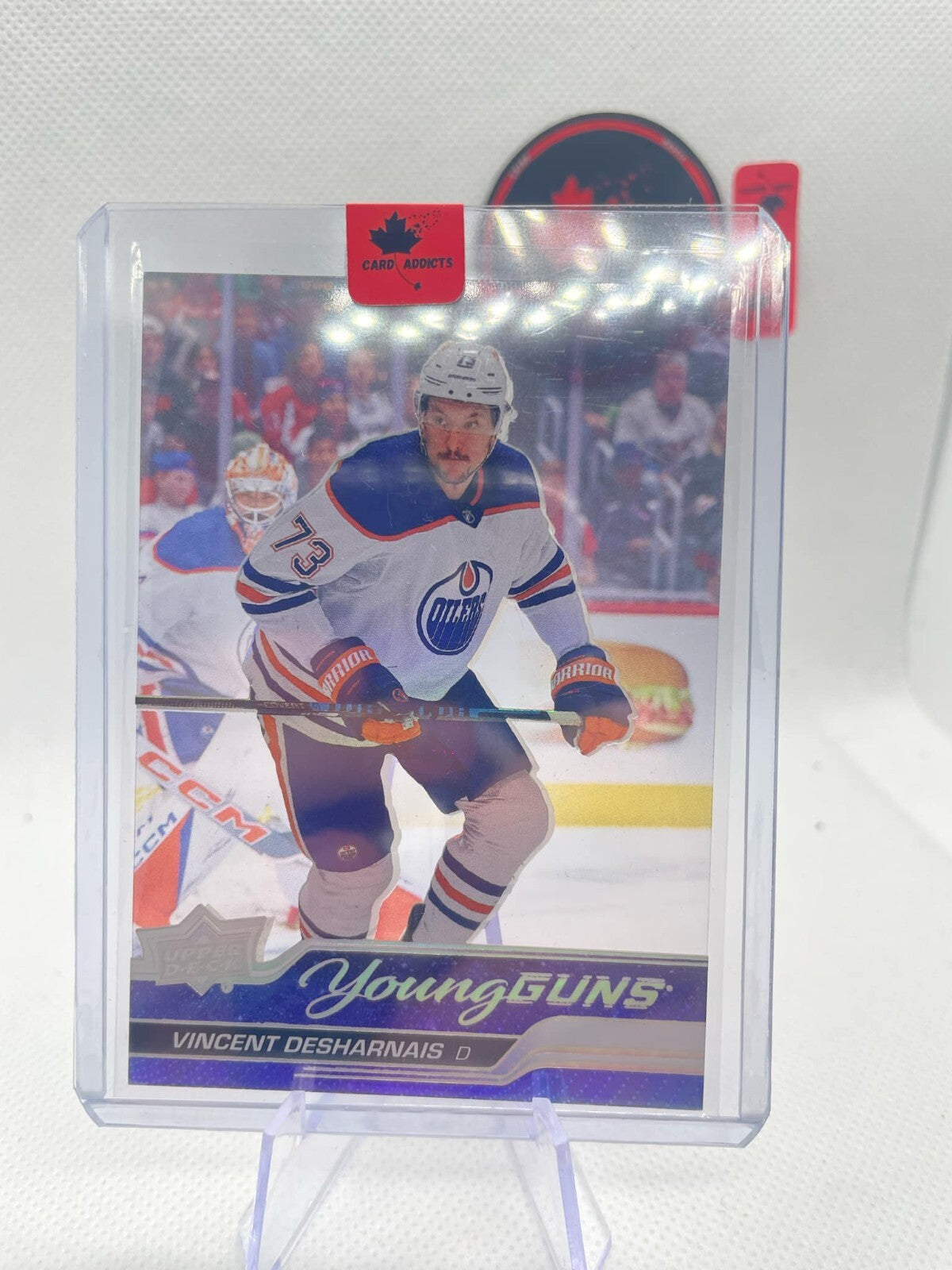 Upper Deck 2023-24 EXTENDED RAPHAEL LAVOIE YOUNG GUNS ACETATE SSP OILERS