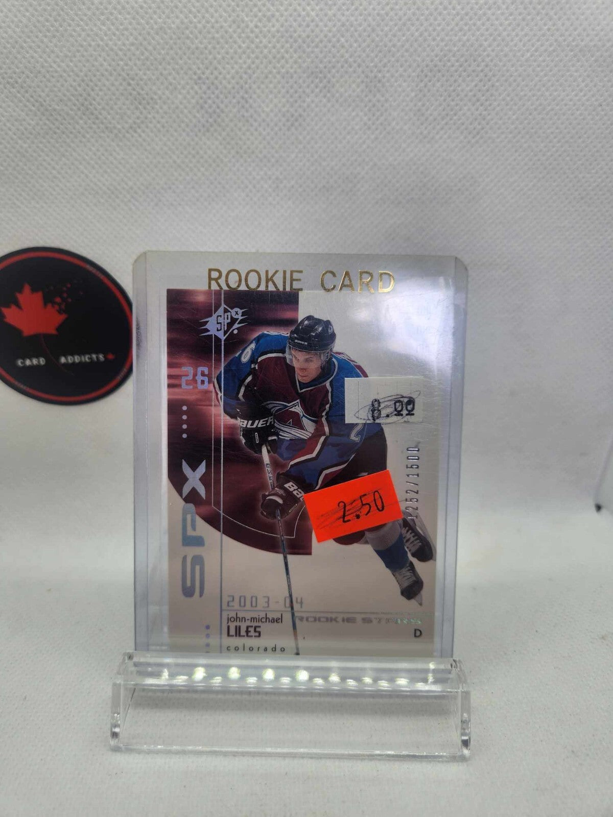 2002-03 SPX Rookie Redemptions JOHN-MICHAEL LILES #R198 SP /1500