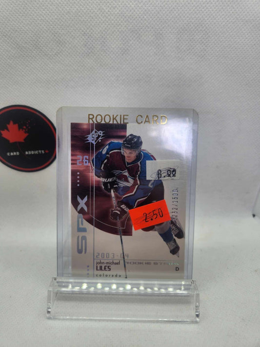 2002-03 SPX Rookie Redemptions JOHN-MICHAEL LILES #R198 SP /1500