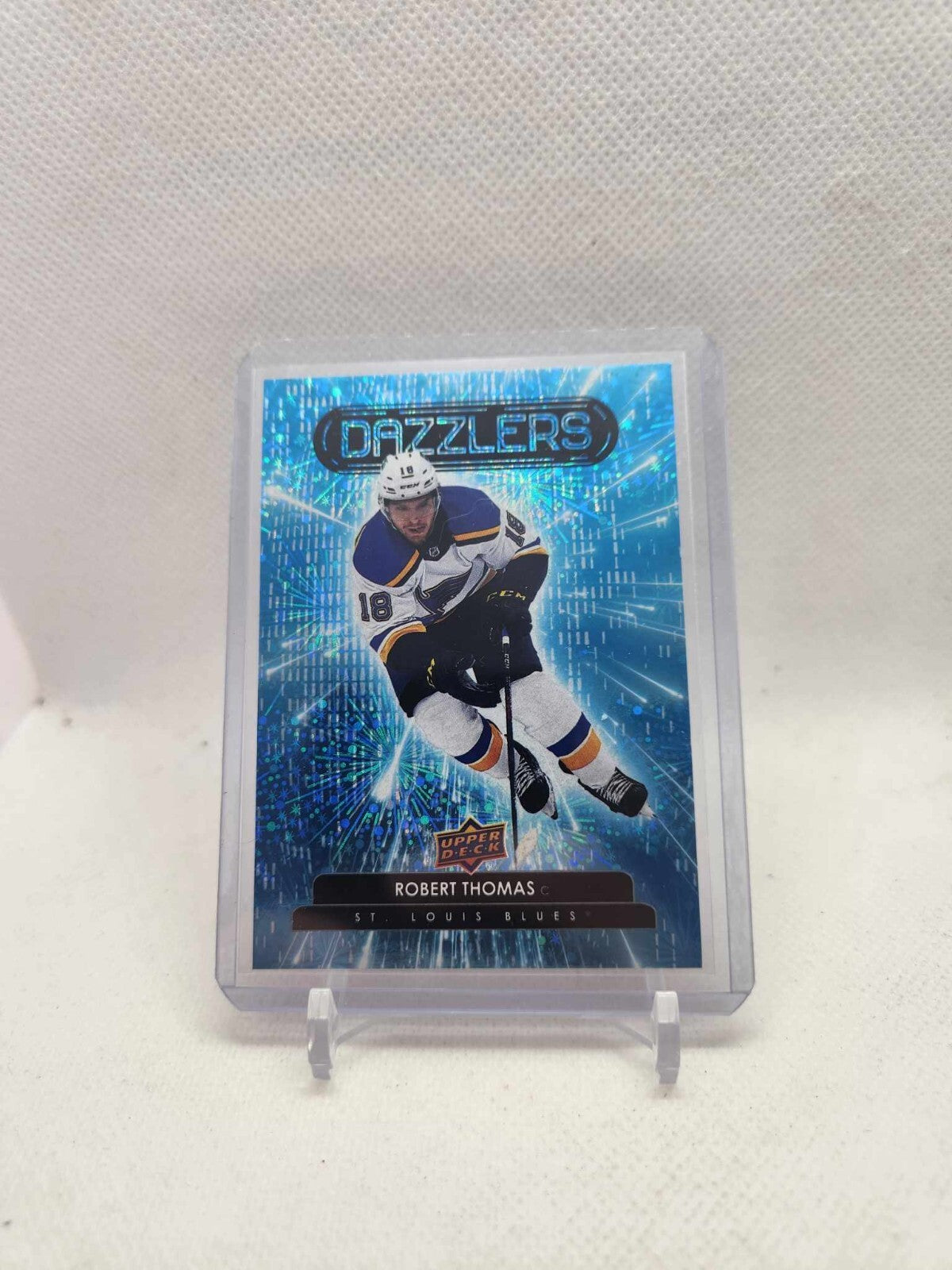 Upper Deck Nhl Dazzlers Robert Thomas Blue St Louis Blues