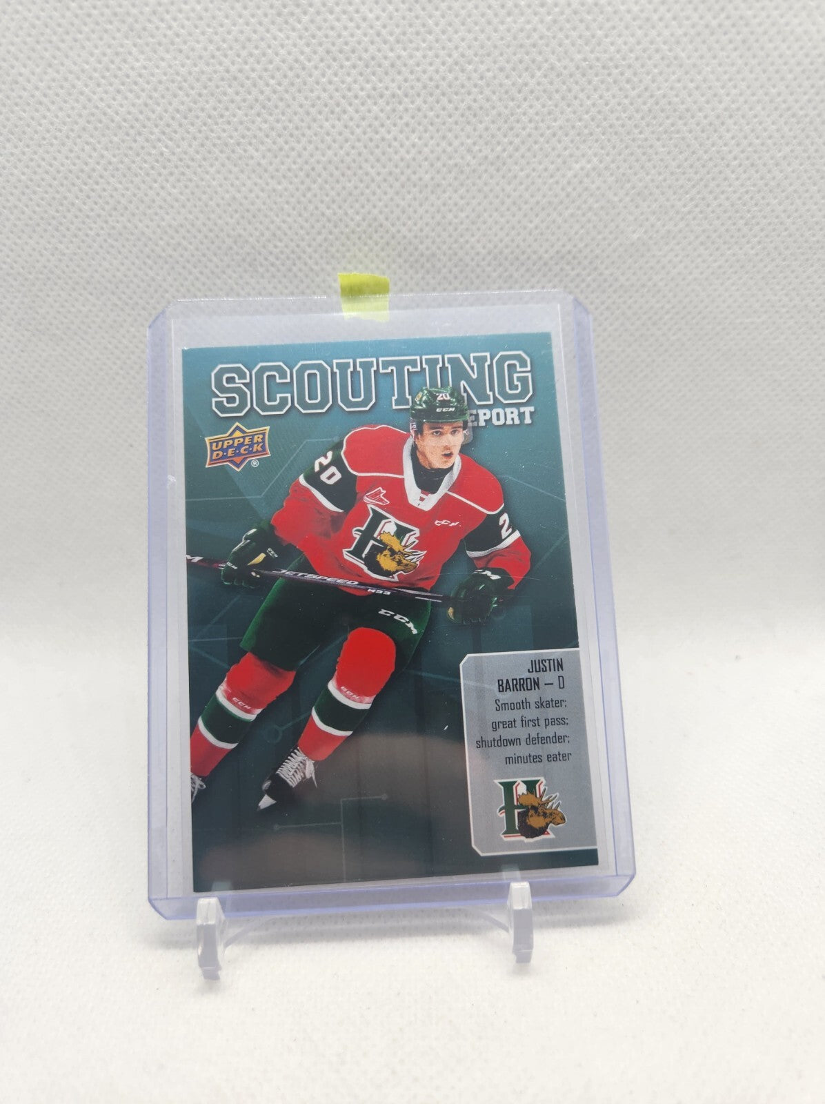 2019-20 Upper Deck CHL Hockey Scouting Report #SR-16 Justin Barron