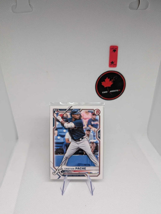 Cristian Pache 2021 Bowman Rookie Paper Base #36 RC