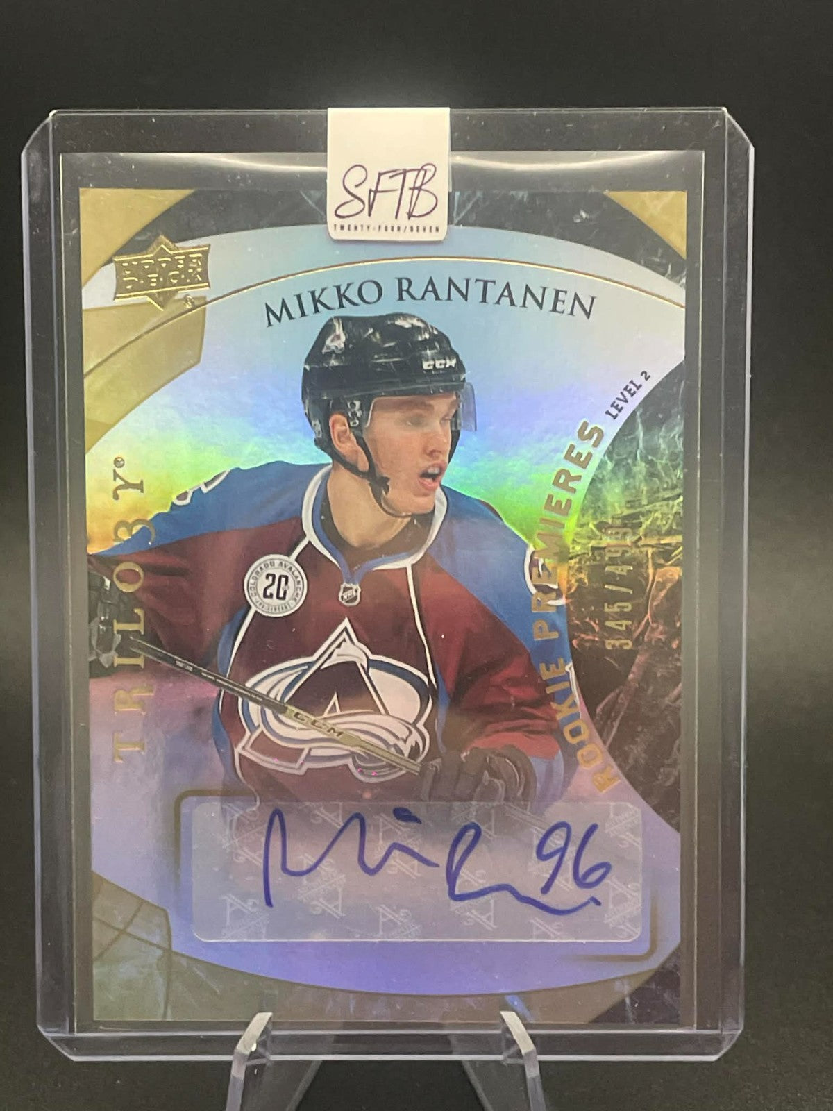 2015-16 Upper Deck Trilogy - [Base] Mikko Rantanen #165 /499 Rookie Auto