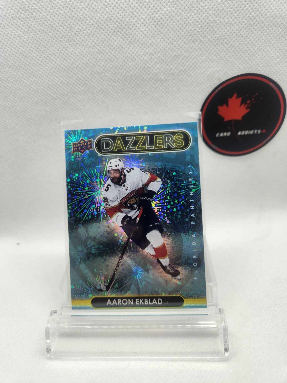 21-22 UD Series 2 Dazzlers Blue #DZ-73 Aaron Ekblad - Florida Panthers