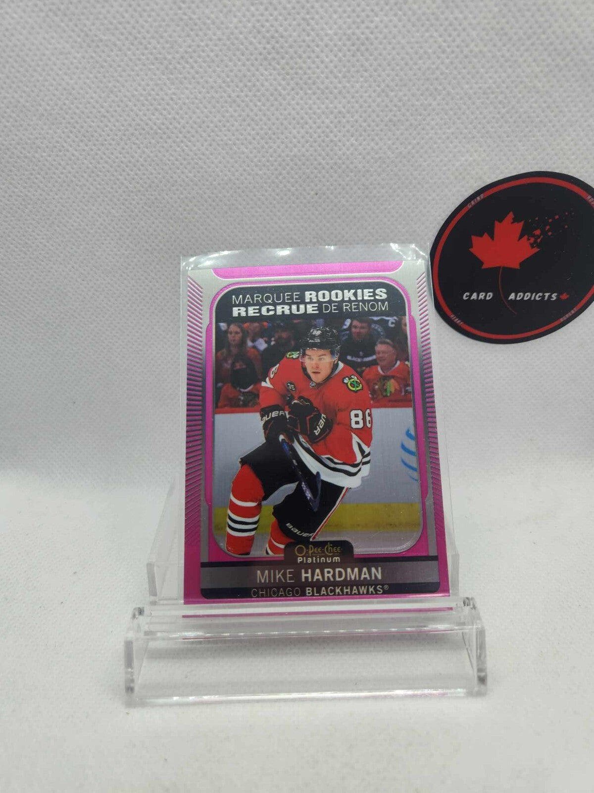 2021 O-Pee-Chee Platinum Marquee Rookies Matte Pink Mike Hardman #222 Rookie RC