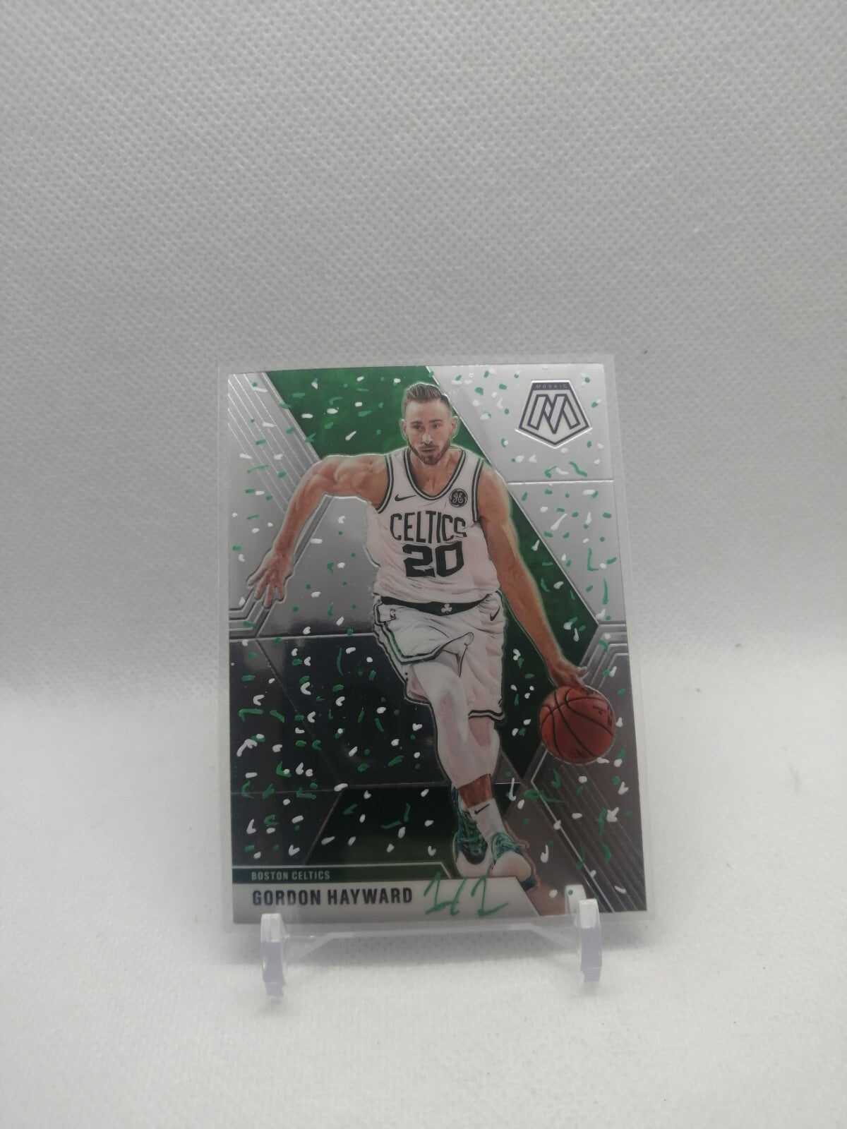 2019-20 Panini Mosaic Gordon Hayward  Art Attack Custom 1/1