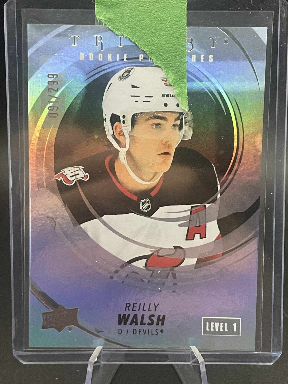 REILLY WALSH ROOKIE PREMIERES /299 2022-23 TRILOGY #210 DEVILS