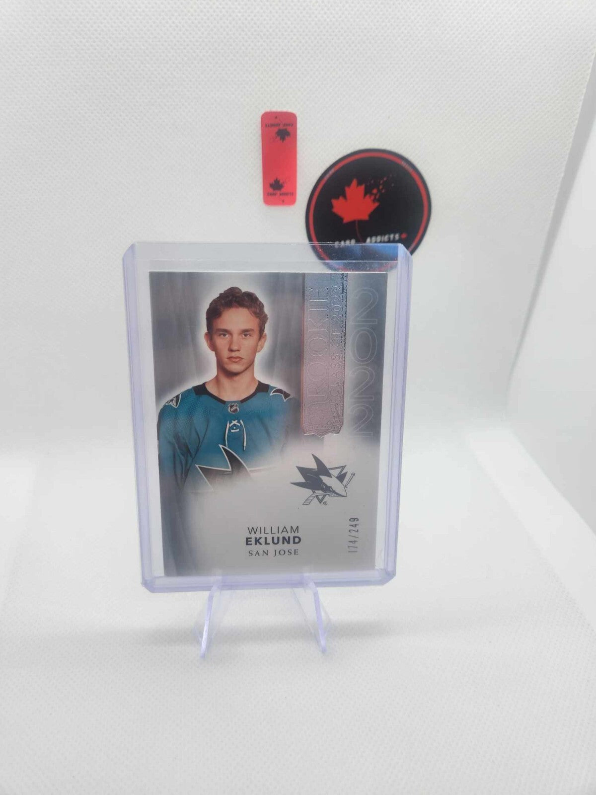 2021-22 Upper Deck The Cup Rookie Class of 2022 William Eklund /249 San Jose