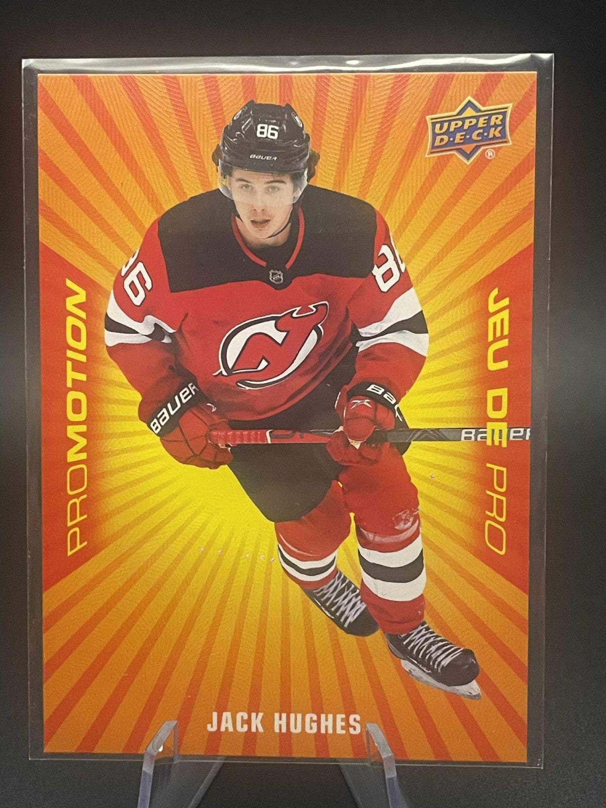2021-22 Upper Deck Tim Hortons Jack Hughes ProMotion PP-14 New Jersey Devils