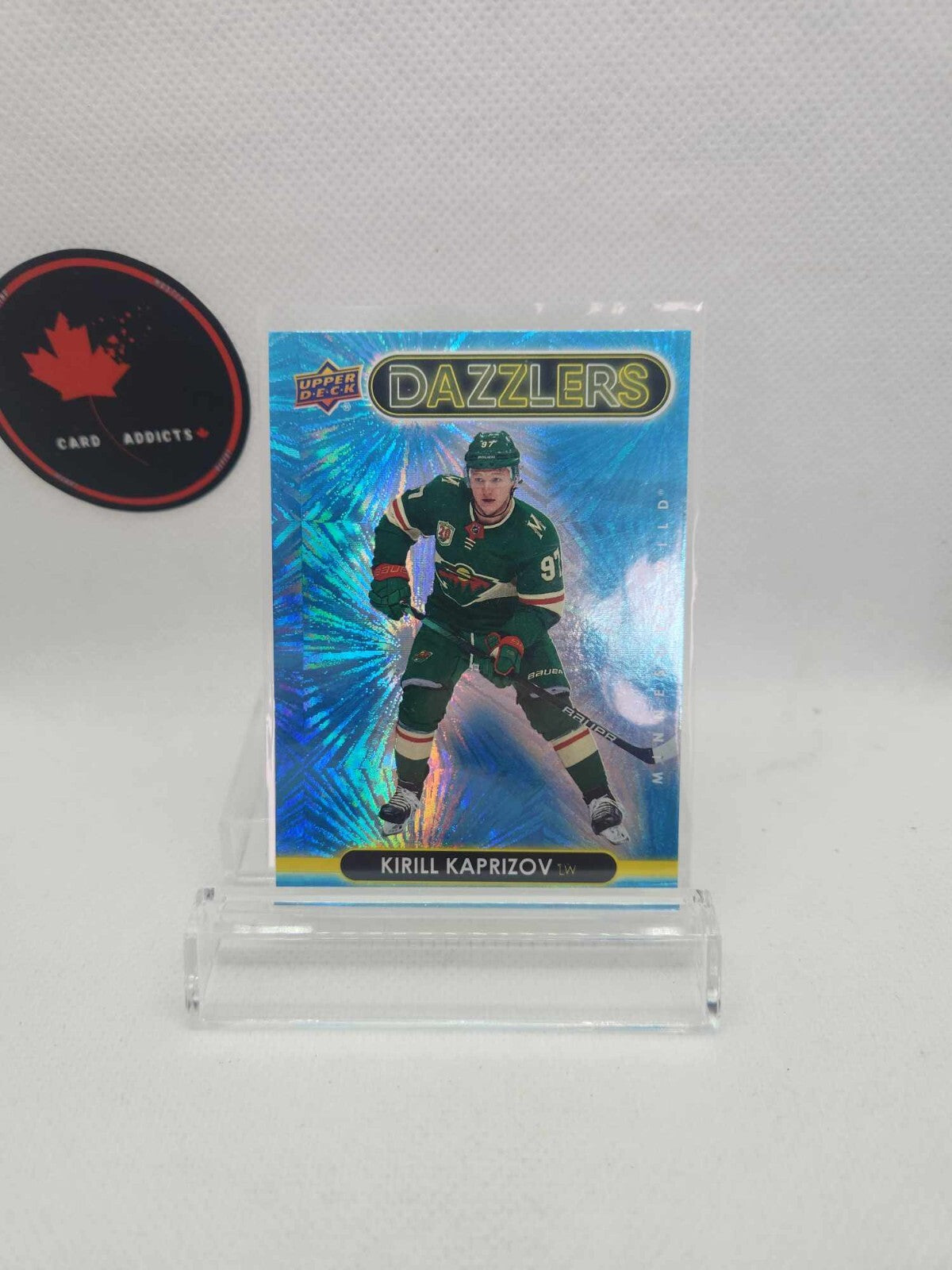 2021-22 Upper Deck Series 1 Blue Dazzlers #DZ24 Kirill Kaprizov Minnesota Wild
