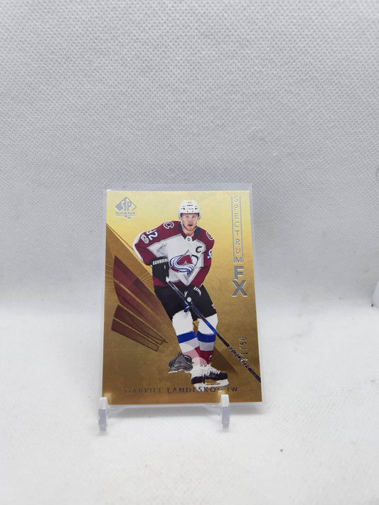 2017-18 SP Authentic Spectrum FX Gold #S21 Gabriel Landeskog #'d 31/50