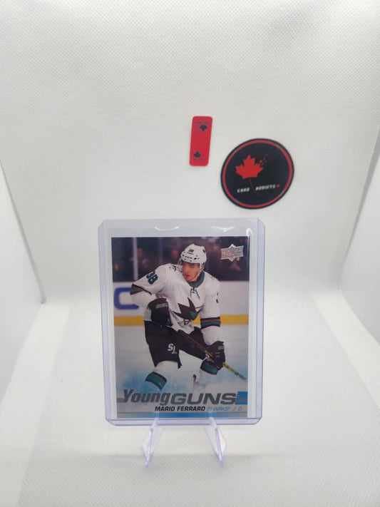 2019-20 Upper Deck Series 1 Mario Ferraro Young Guns Rookie #230 RC