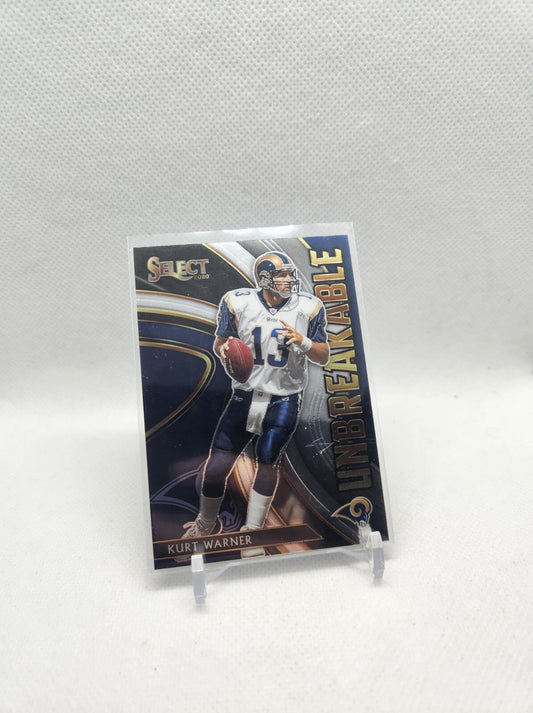 Kurt Warner Unbreakable 2020 Panini Select Football #U11 St. Louis Rams NFL Card