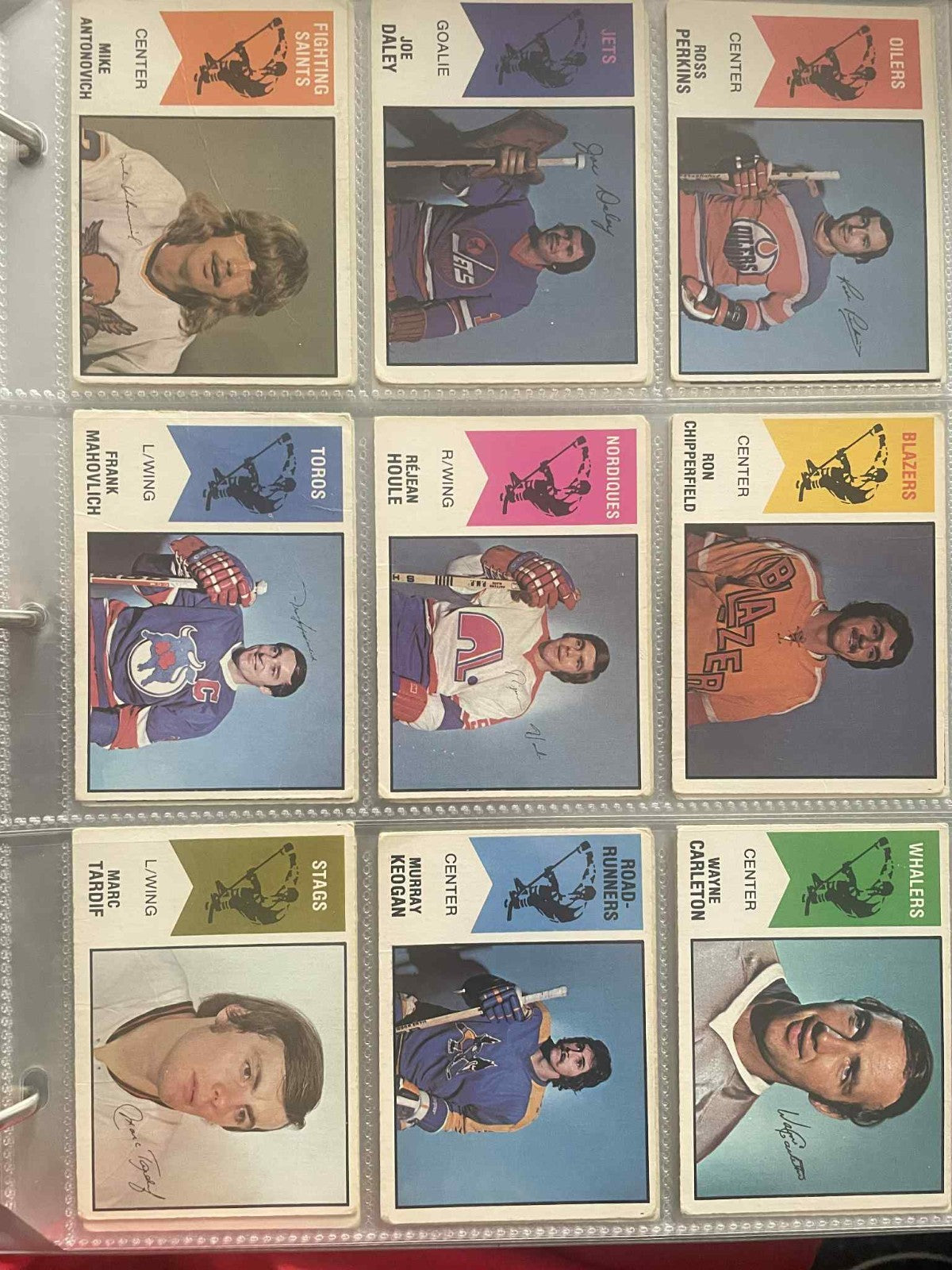 1974-75 OPC WHA Cards Complete Set 66/66 REF I