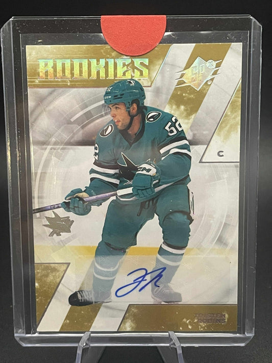 2023/24 UPPER DECK SPX TRISTEN ROBINS #137 BASE ROOKIES AUTOGRAPH AUTO SHARKS