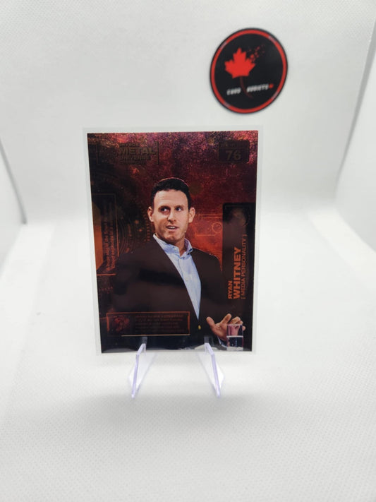 2021 Skybox Metal Universe Champions #76 Ryan Whitney Media Personality NHL