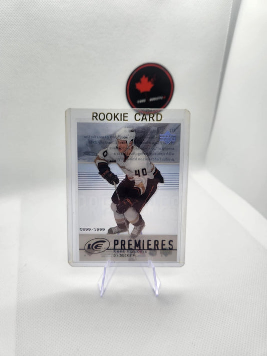 2007-08 Upper Deck Ice Premieres Kent Huskins Rookie /1999 #117 Anaheim Ducks
