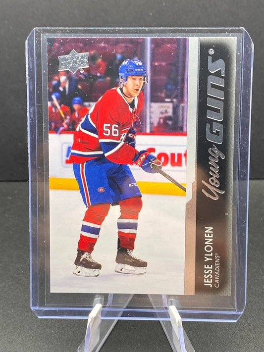 2021-22 Upper Deck Young Guns Hockey Rookie RC #485 Jesse Ylonen