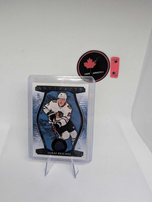 2023-24 Artifacts Royal Blue #94 Lukas Reichel /199