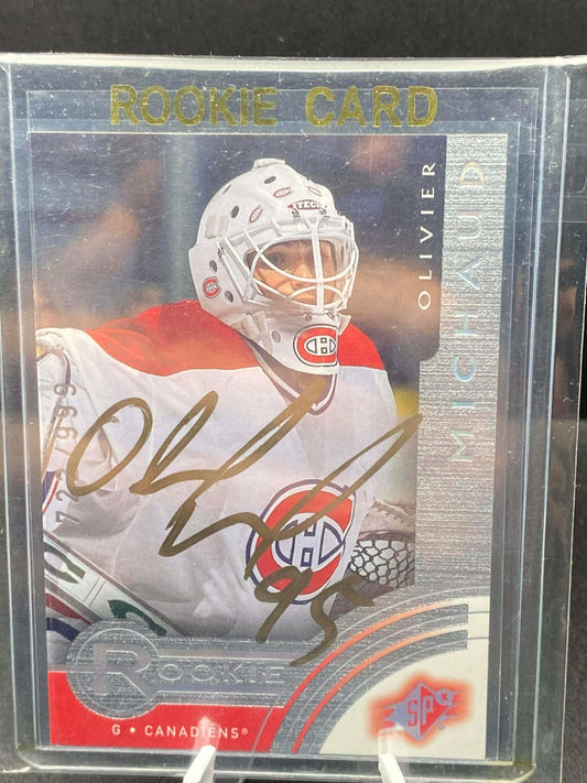 Olivier Michaud 2001-02 SPx Rookie Card #207 /999