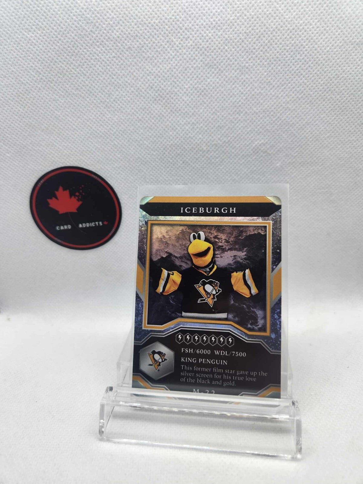2021-22 Upper Deck MVP Mascot Gaming Cards #M-22 Iceburgh Pittsburgh Penguins