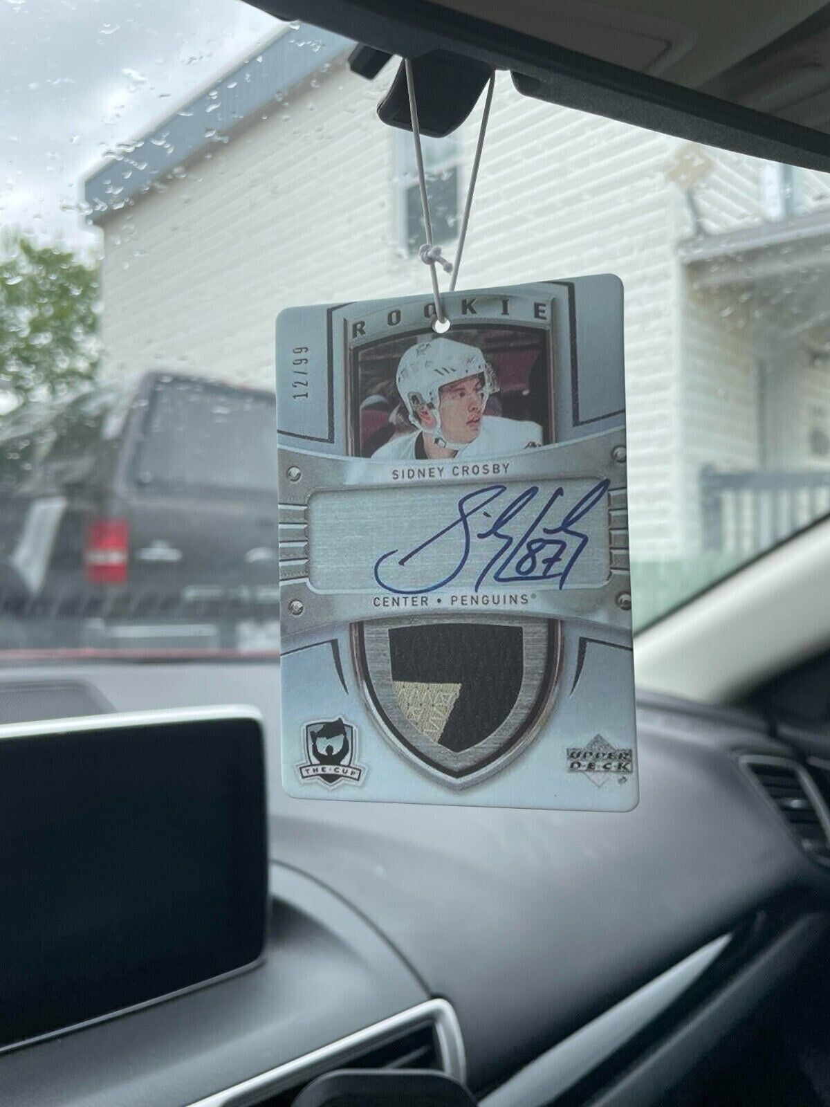 Sidney Crosby Rookie Auto Penguins Car Air Freshener