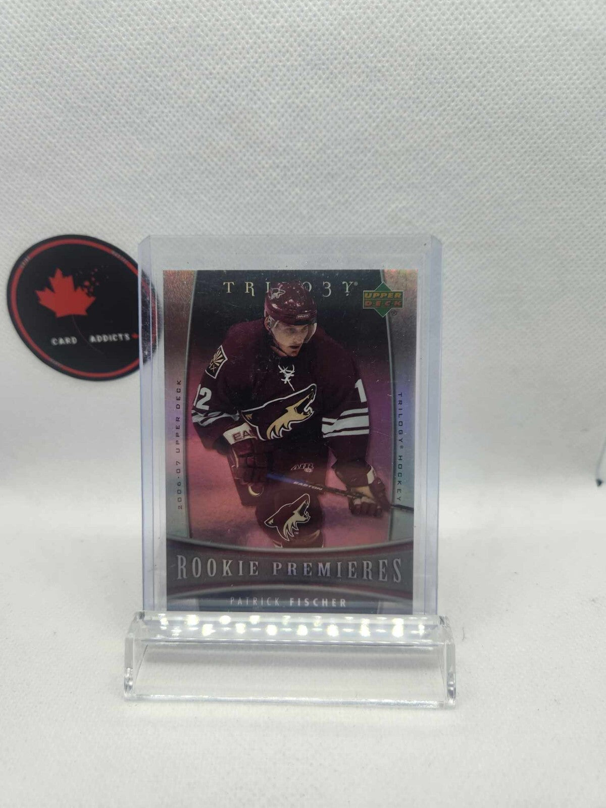 2006-07 TRILOGY ROOKIE PREMIERES #144 PATRICK FISCHER /999