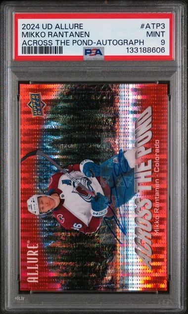 2024-25 Allure Across The Pond Auto Mikko Rantanen PSA 9 – Card Addicts ...