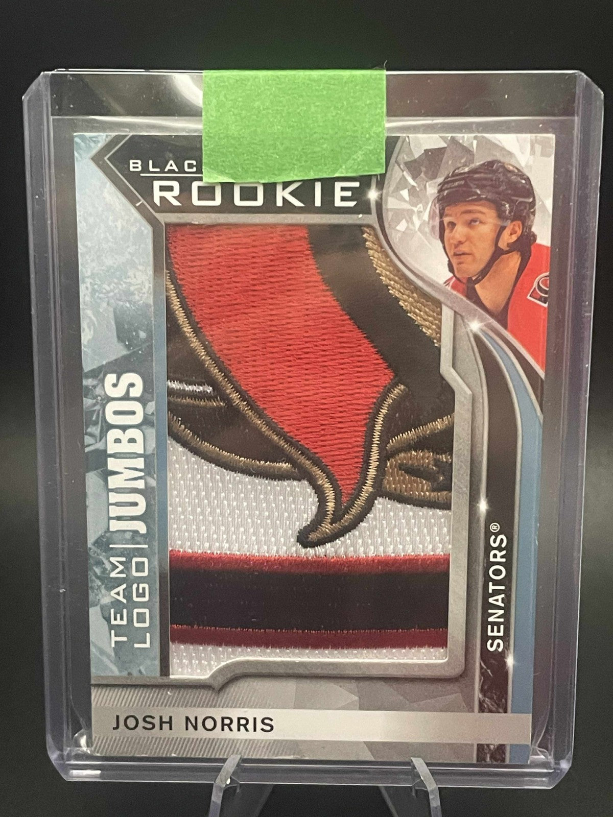 2020-21 Upper Deck Black Diamond Team Logo Jumbos Josh Norris TRL-JN ROOKIE RC