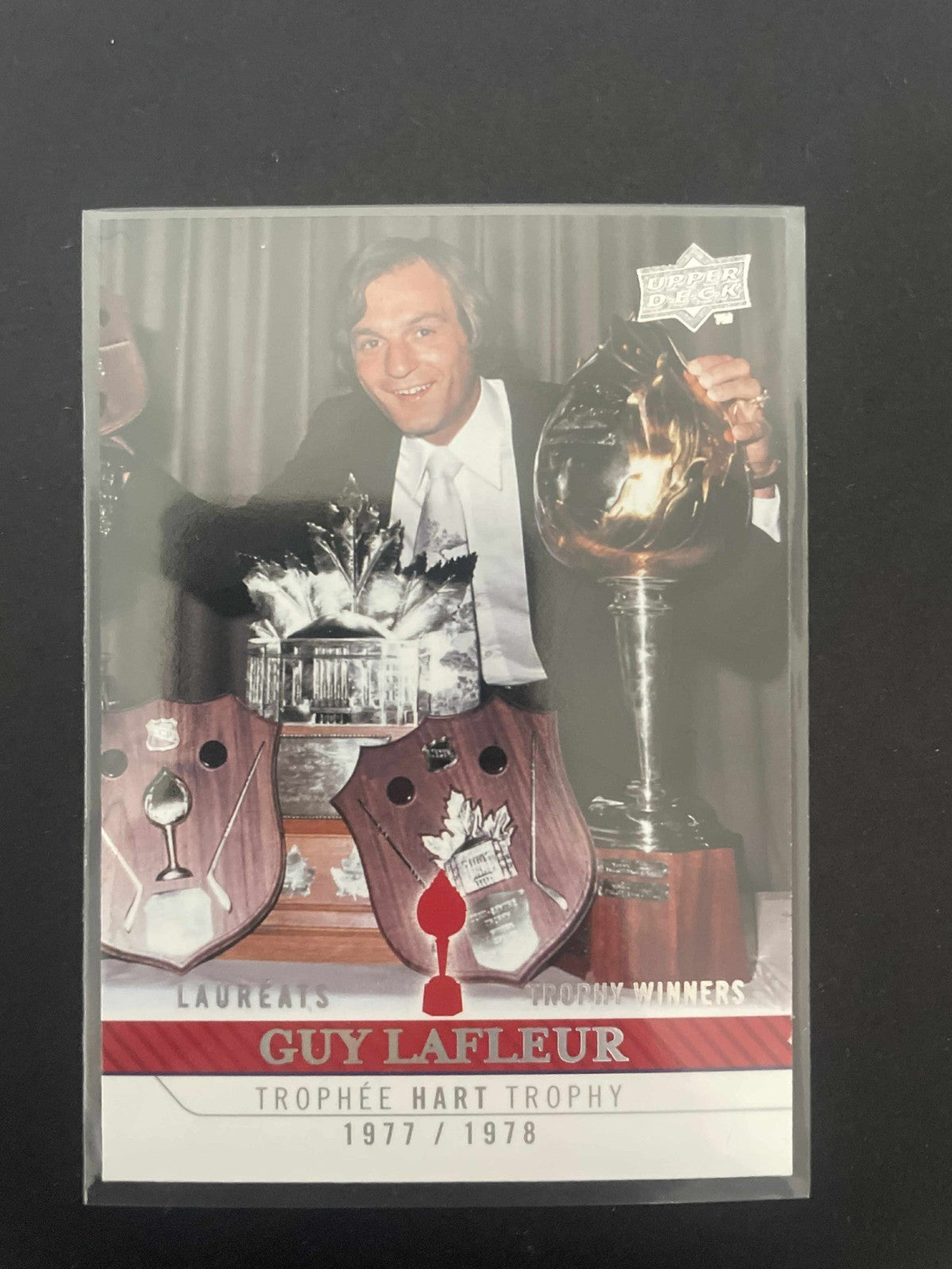 08 Upper Deck Canadiens Centennial Guy Lafleur Trophy Winners #256 REF I