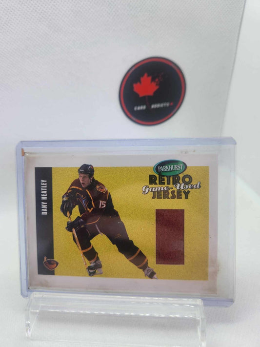2002-03 ITG Parkhurst Retro Dany Heatley Retro Game-Used Jersey