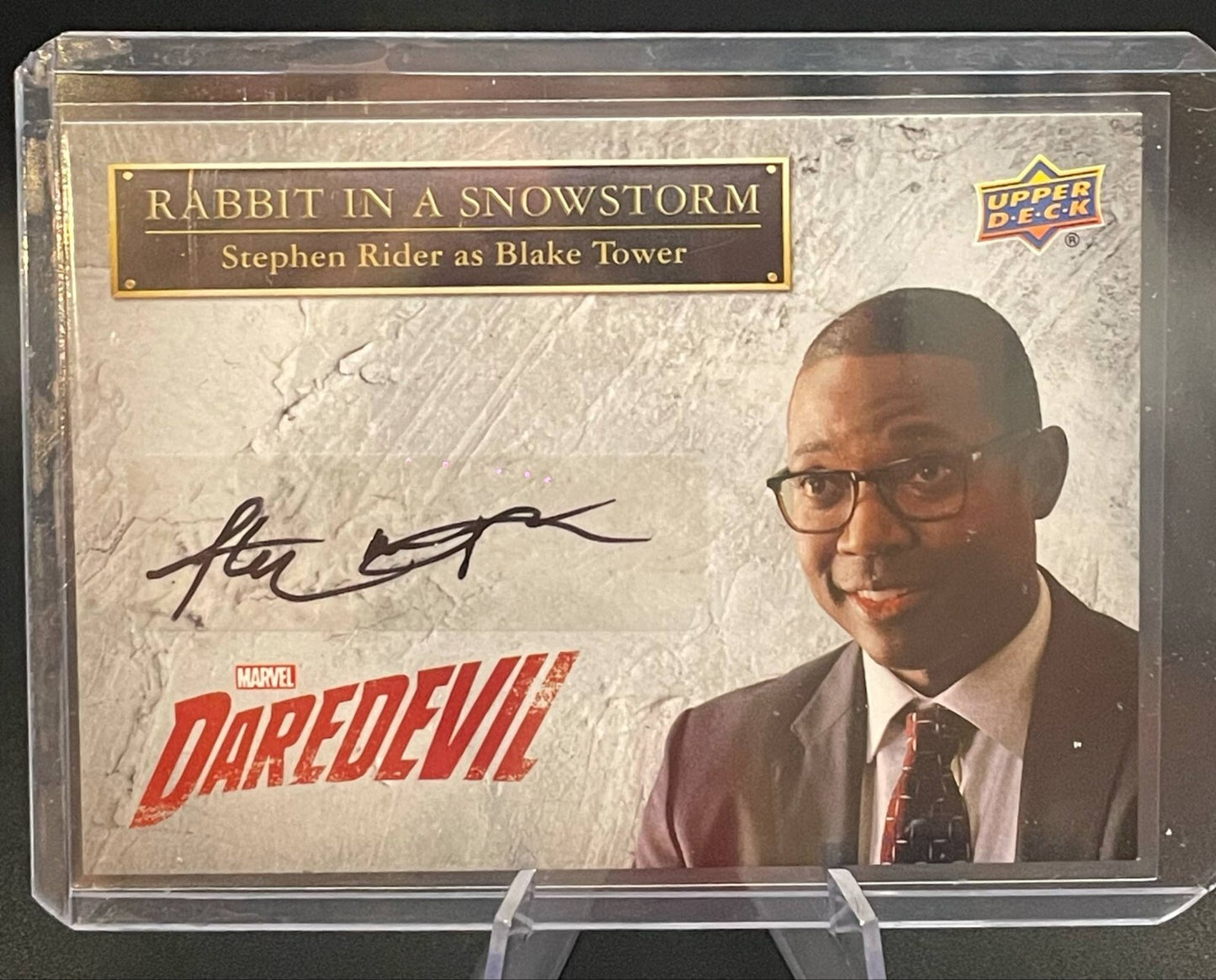 2018 Upper Deck Marvel Daredevil Seasons 1 & 2 Rabbit in a Snowstorm Auto