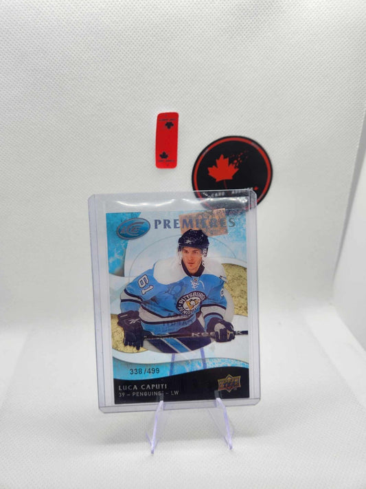 09-10 2009-10 UPPER DECK ICE LUCA CAPUTI ROOKIE RC /999 144 PITTSBURGH PENGUINS