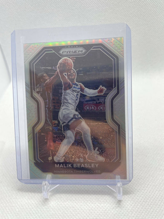 2020-2021 NBA Panini Prizm Malik Beasley Silver Prizm