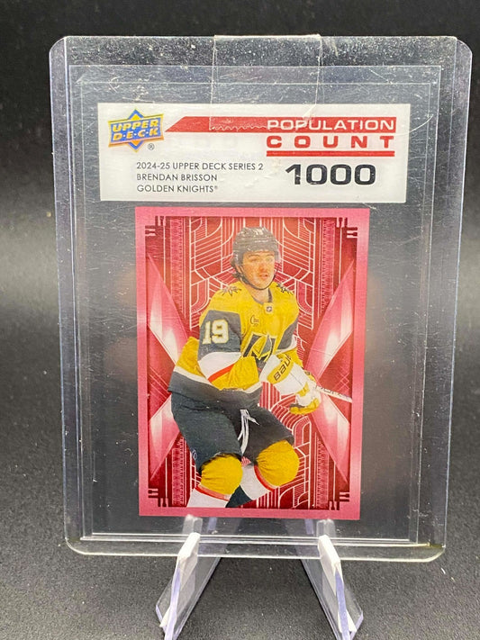2024-25 Upper Deck Series 2 Brandon Brisson Population Count 1000 PC-57