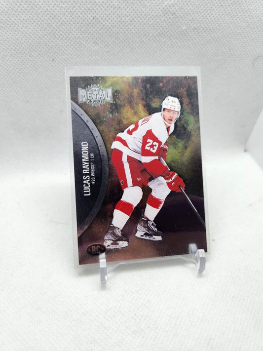 2021-22 Skybox Metal Universe Lucas Raymond Rookie Card #190 Detroit Red Wings