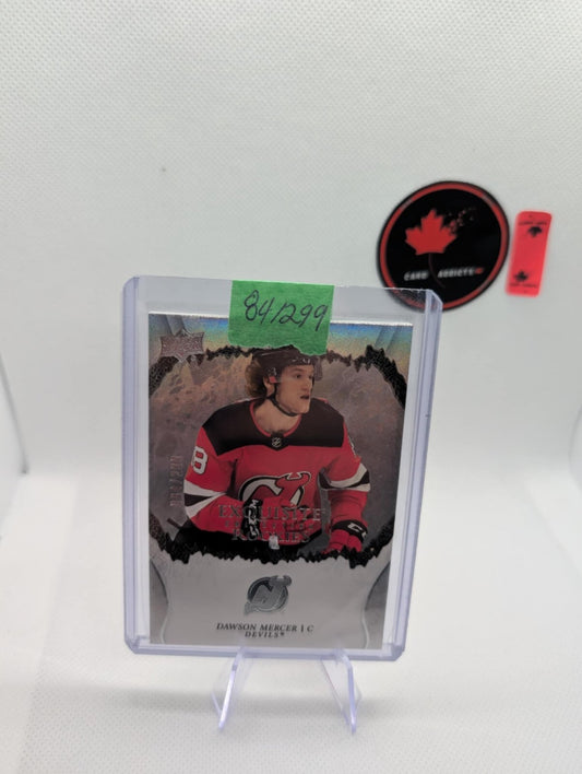 2021-22 Upper Deck Exquisite Collection Dawson Mercer Rookies /299
