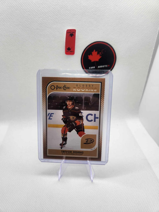 2021-22 Upper Deck Trevor Zegras OPC Glossy Rookies RC Rookie