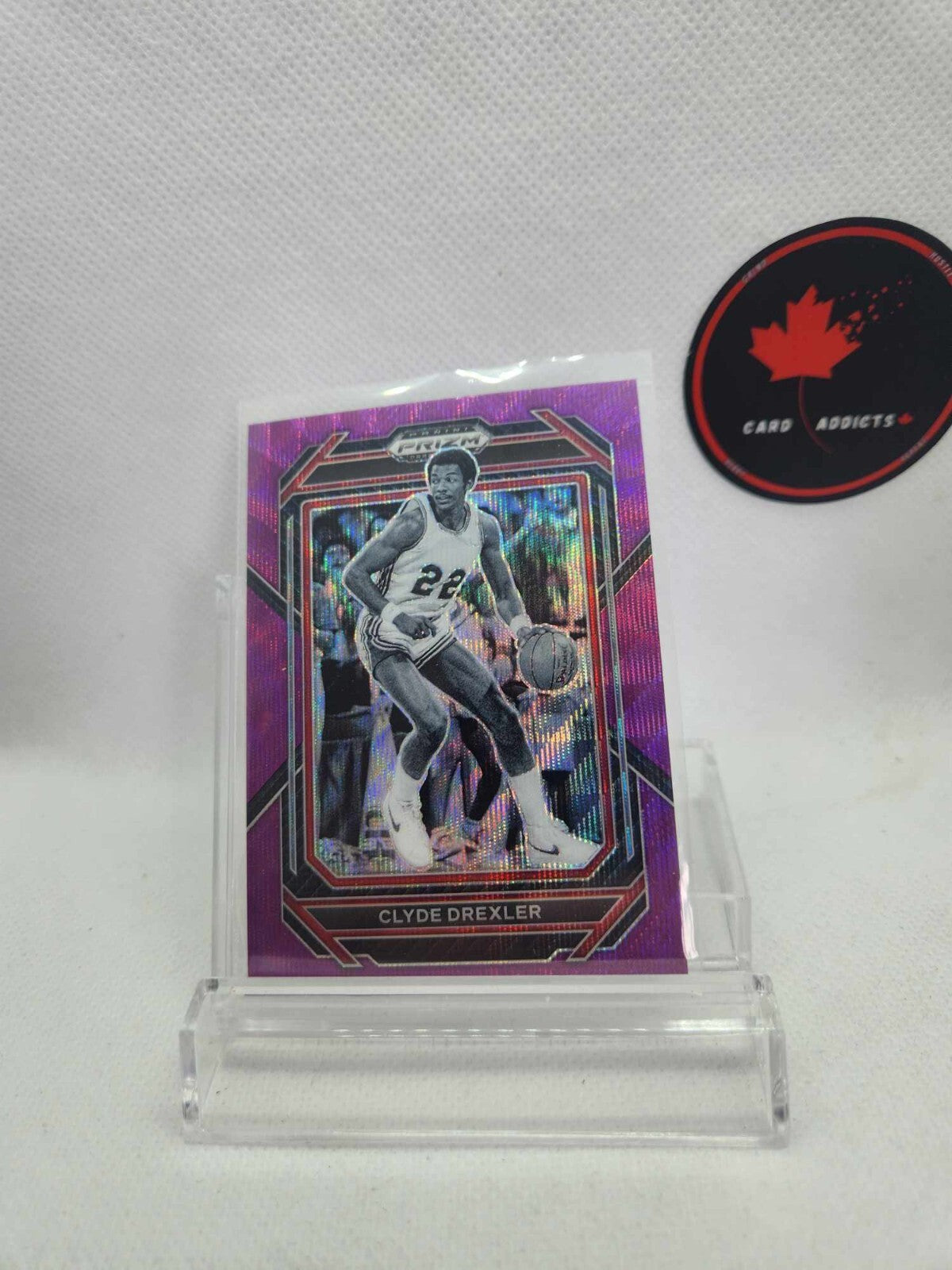 2023 Panini Prizm Draft Picks Clyde Drexler Pink #91 Trailblazers