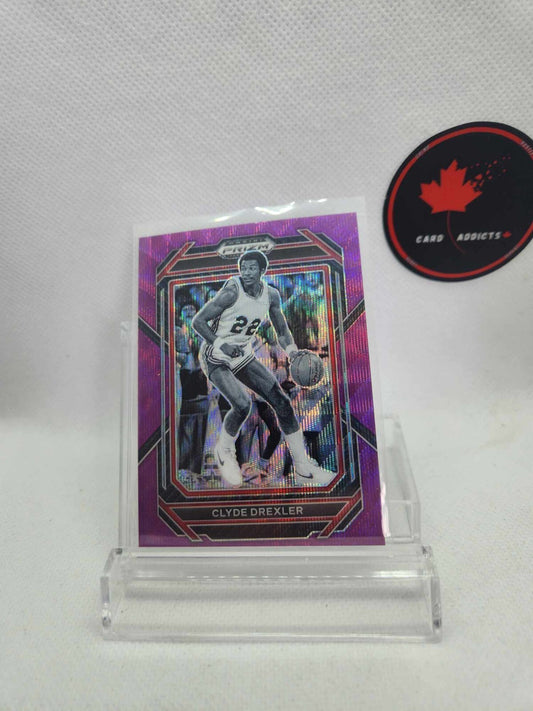 2023 Panini Prizm Draft Picks Clyde Drexler Pink #91 Trailblazers