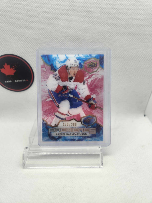 Rafael Harvey-Pinard 2021-22 Upper Deck Ice Premieres Red #162 Rookie /399