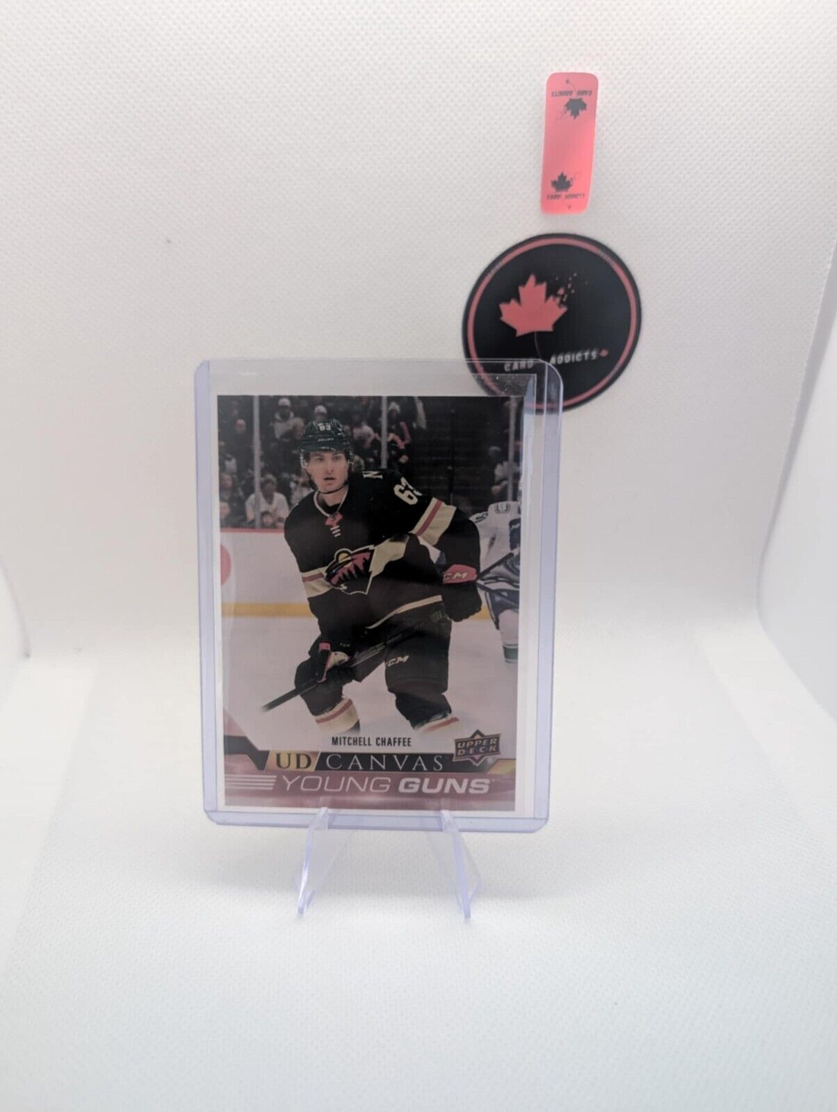 2022-23 Upper Deck UD Canvas Young Guns C220 Mitchell Chaffee Minnesota Wild