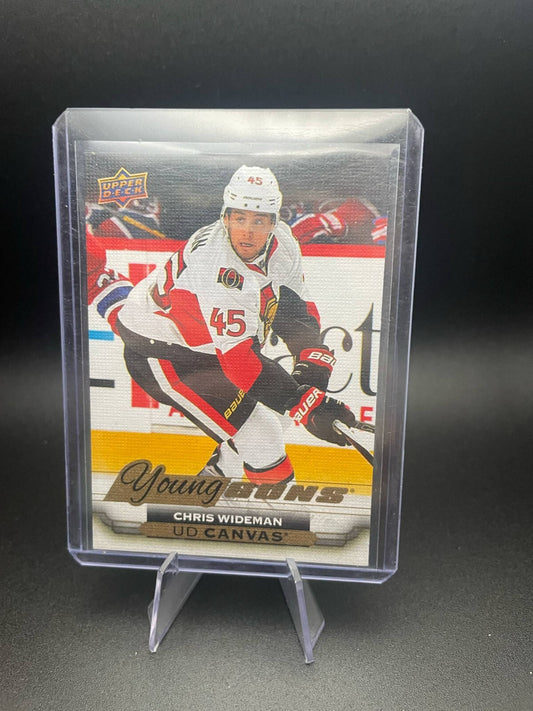 2015-16 Upper Deck Series 2 YOUNG GUNS UD CANVAS #222 Chris Wideman