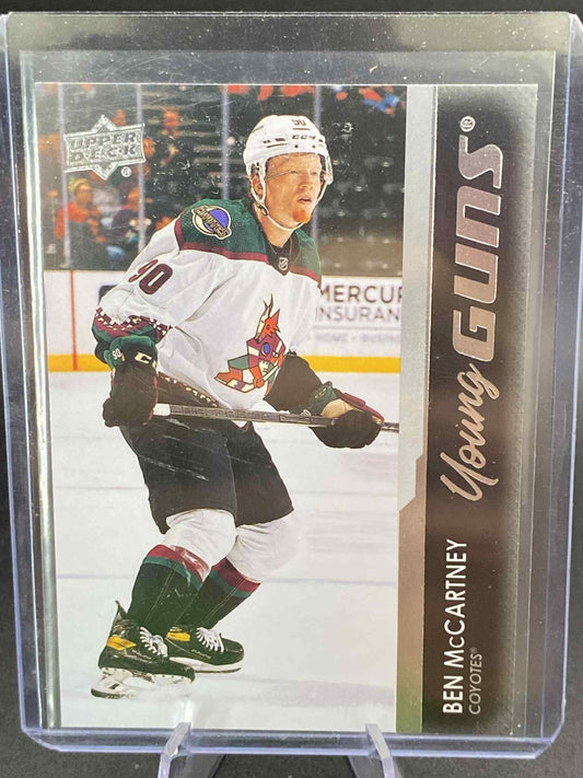 2021-22 Upper Deck Young Guns Hockey Rookie RC #723 Ben McCartney