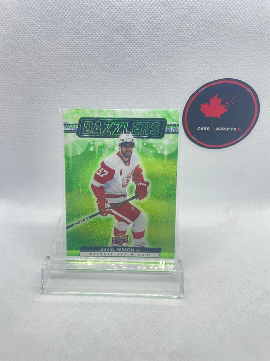 2023-24 UPPER DECK DAVID PERRON GREEN DAZZLERS