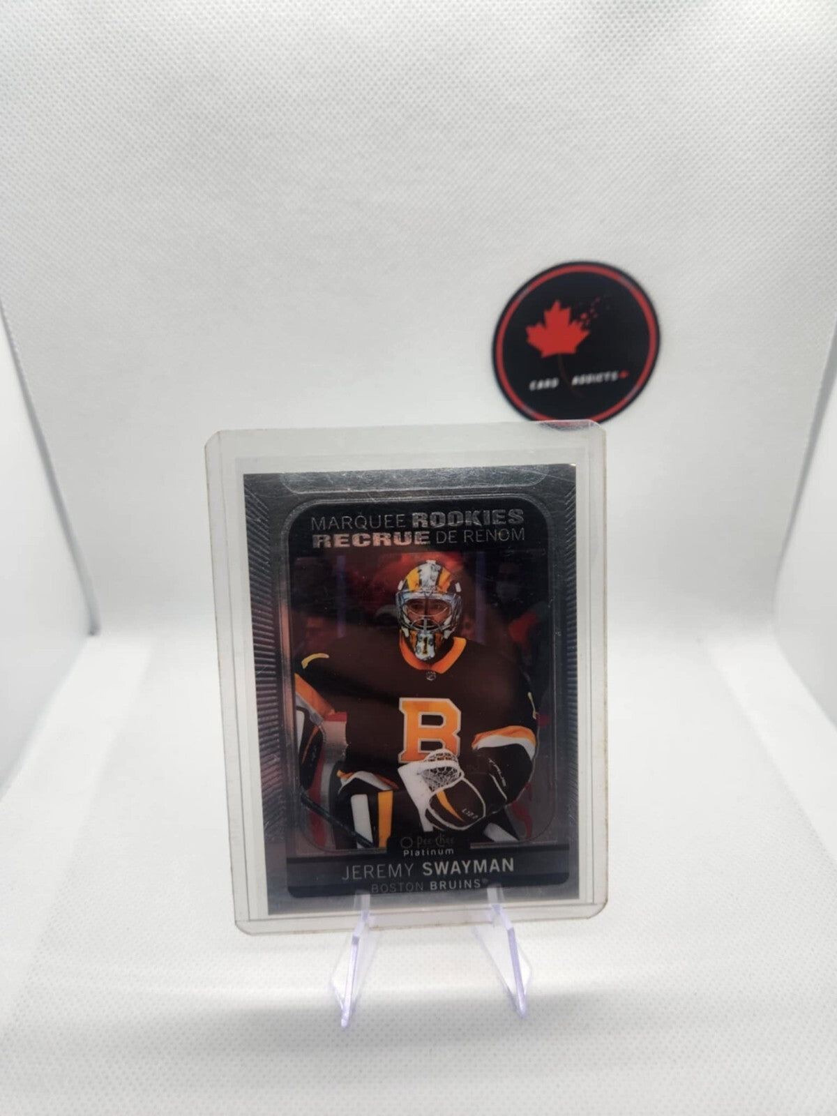 2021-22 O-Pee-Chee Jeremy Swayman Platinum Marquee Rookie #205