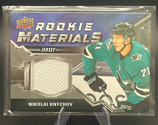 Nikolai Knyzhov 2020-21 Upper Deck Series 2 Rookie Materials #RM-NK SJ Sharks