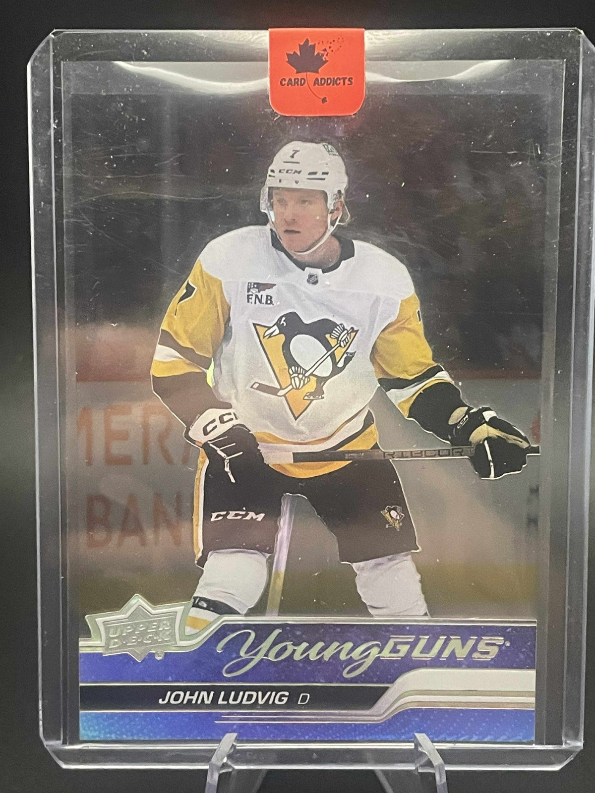 2023-24 Upper Deck Extended Series Young Guns Acetate #490 John Ludvig SSP
